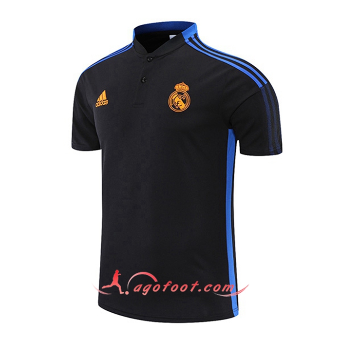Polo Foot Real Madrid Noir/Bleu 2021/2022