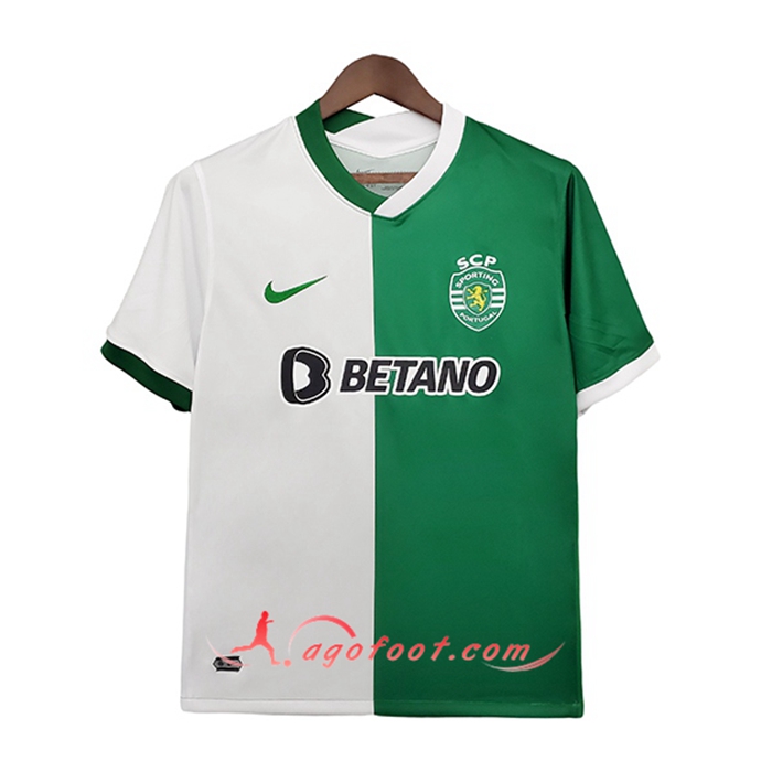Training T-Shirts Sporting CP Vert/Blanc 2021/2022