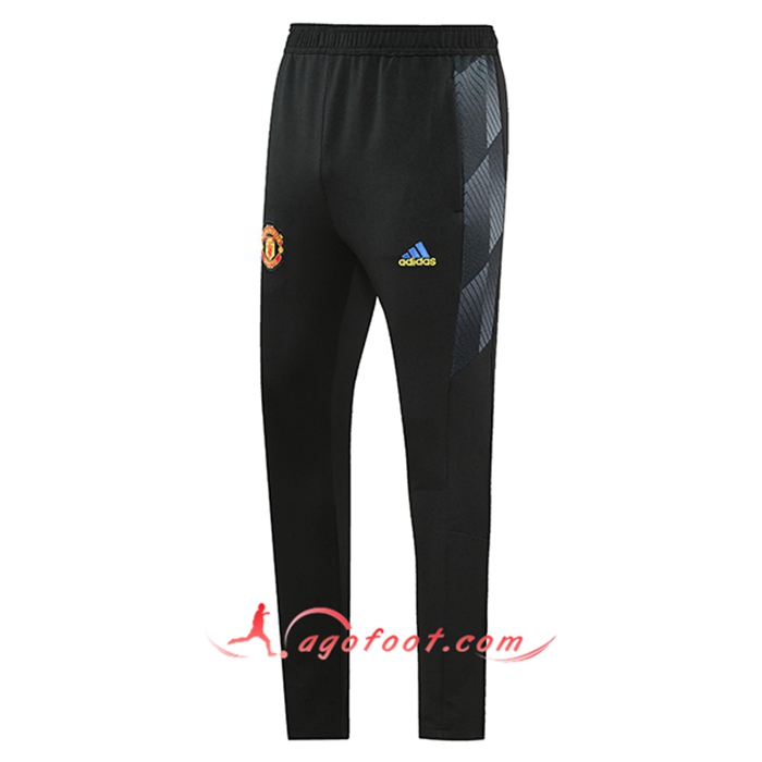 Training Pantalon Foot Manchester United Noir/Gris 2021/2022