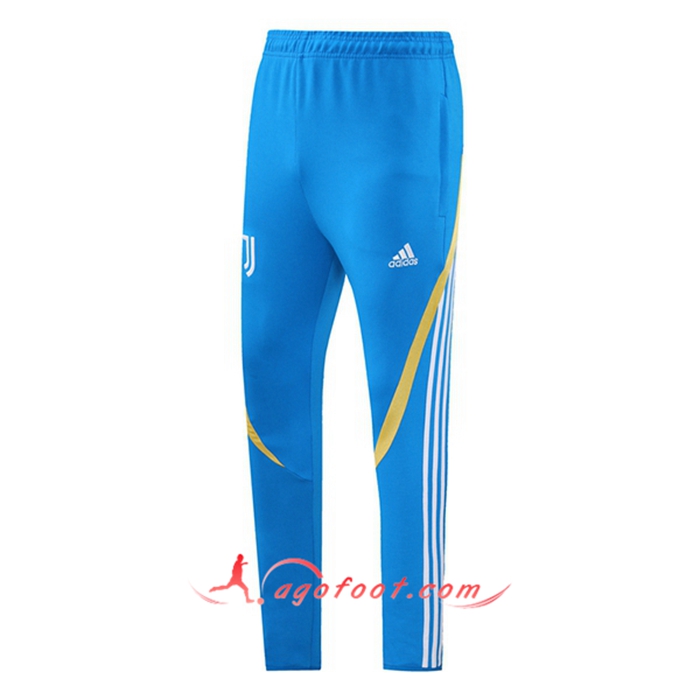 Training Pantalon Foot Juventus Bleu/Jaune 2021/2022