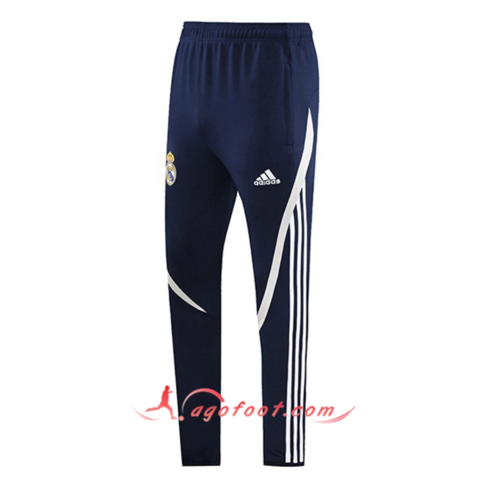 Training Pantalon Foot Real Madrid Blanc/Noir 2021/2022