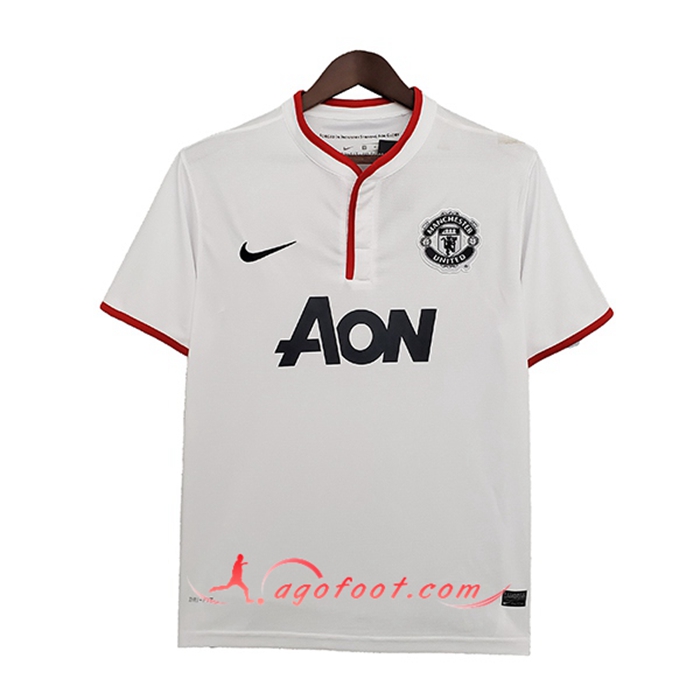 Maillot de Foot Manchester United Retro Exterieur 2013/2014