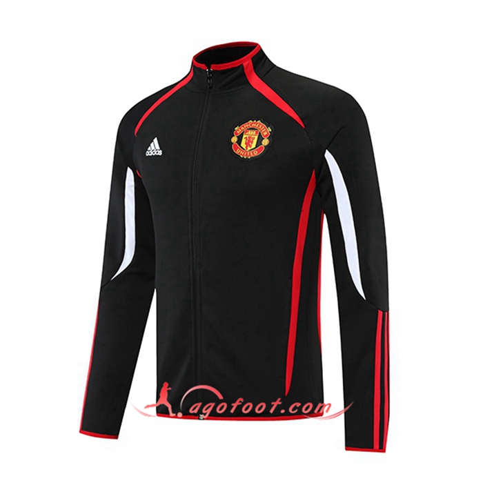 Veste Foot Manchester United Rouge/Noir 2021/2022