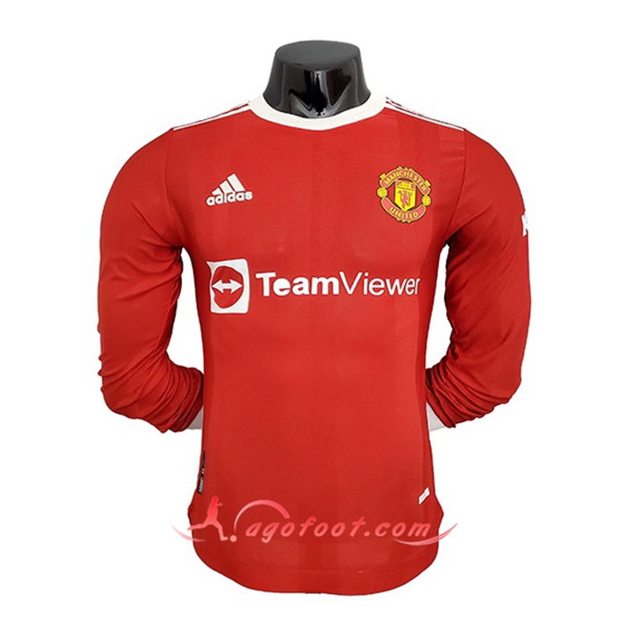 Maillot de Foot Manchester United Domicile Manche longue 2021/2022