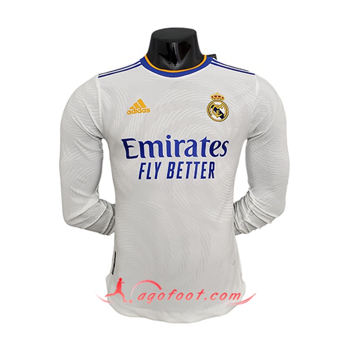 Maillot de Foot Real Madrid Domicile Manche longue 2021/2022