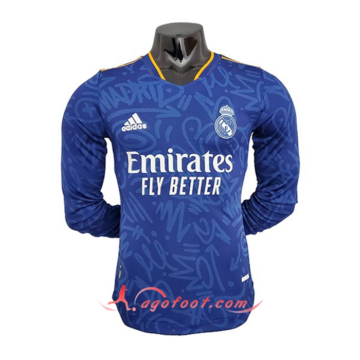 Maillot de Foot Real Madrid Exterieur Manche longue 2021/2022