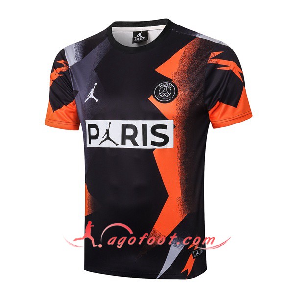 Polo Foot Paris PSG Noir Jaune 19/20