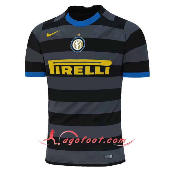 Maillot Foot Inter Milan Third Version Fuite Floqué 20/21