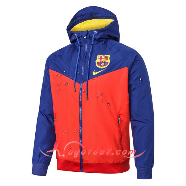 Nouveau Coupe Vent FC Barcelone Bleu Orange 19/20
