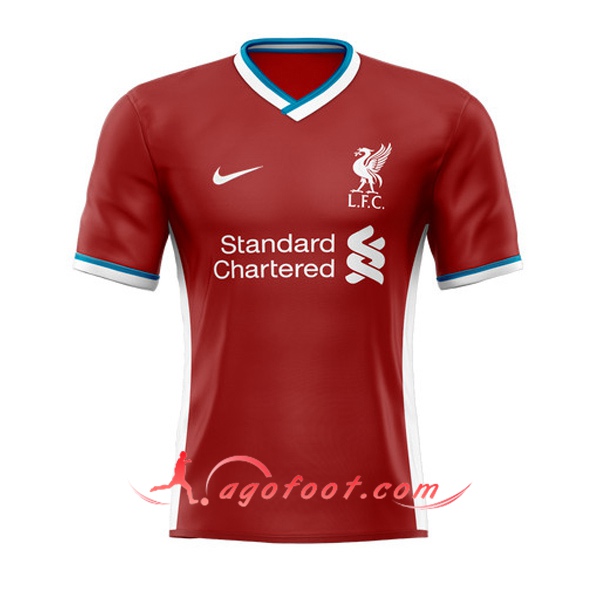 Maillot Foot FC Liverpool Domicile Version Fuite Floqué 20/21