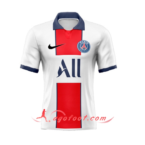 Maillot Foot Paris PSG Exterieur Version Fuite Floqué 20/21
