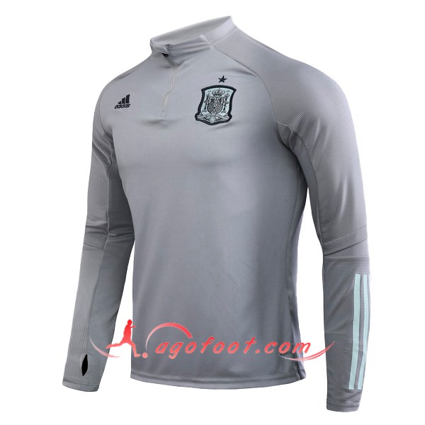 Nouveau Training Sweatshirt Espagne Gris Clair 20/21