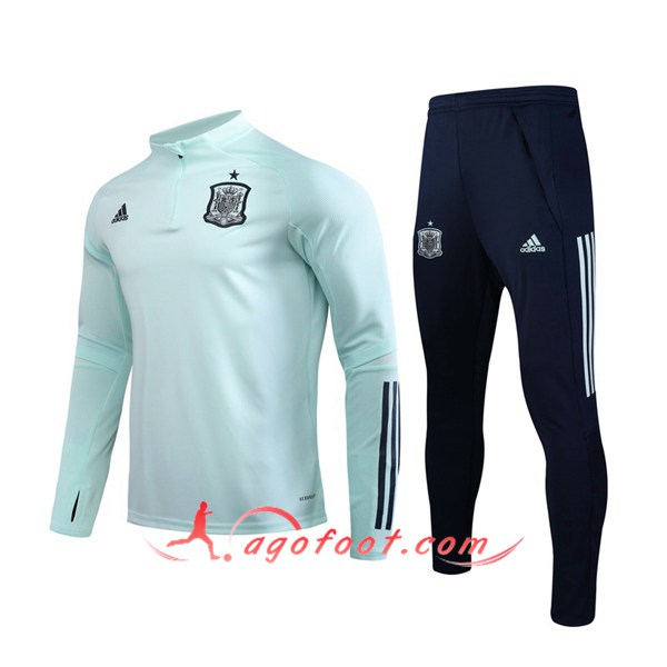 Ensemble Survetement de Foot Espagne Vert 20/21