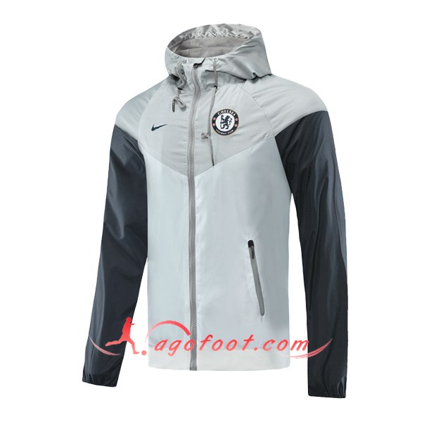 Nouveau Coupe-Vent FC Chelsea Gris 20/21