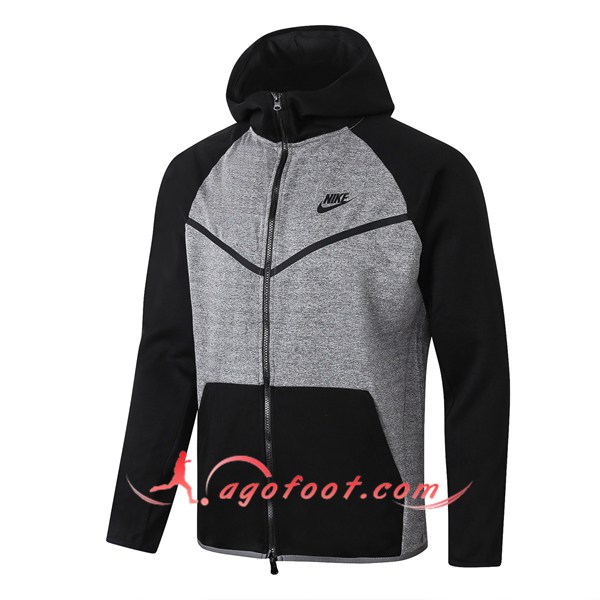 Nouveau Veste A Capuche NIKE Noir Gris 20/21