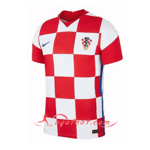 Maillot Equipe De Croatie Domicile Personnalisé Floqué 20/21