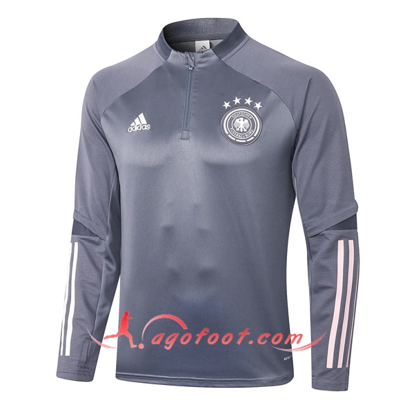 Nouveau Training Sweatshirt Allemagne Gris Clair 20/21
