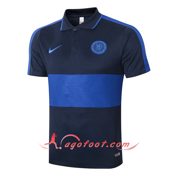 Polo Foot FC Chelsea Bleu Royal 20/21