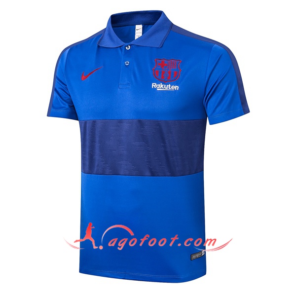 Polo Foot FC Barcelone Bleu 20/21