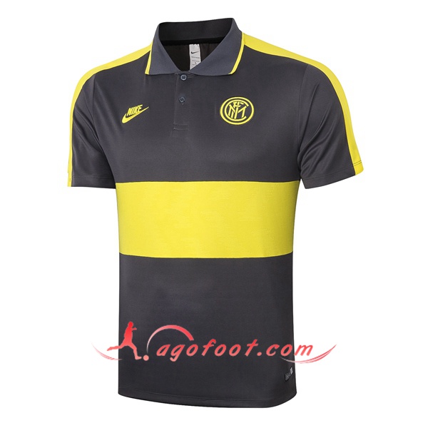 Polo Foot Inter Milan Jaune 20/21