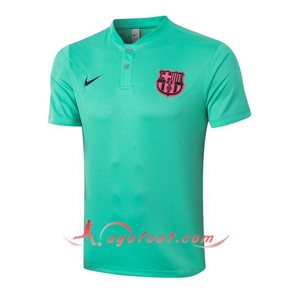 Polo Foot FC Barcelone Vert 20/21