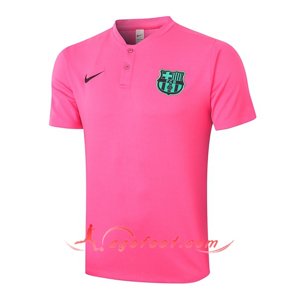 Polo Foot FC Barcelone Rose 20/21