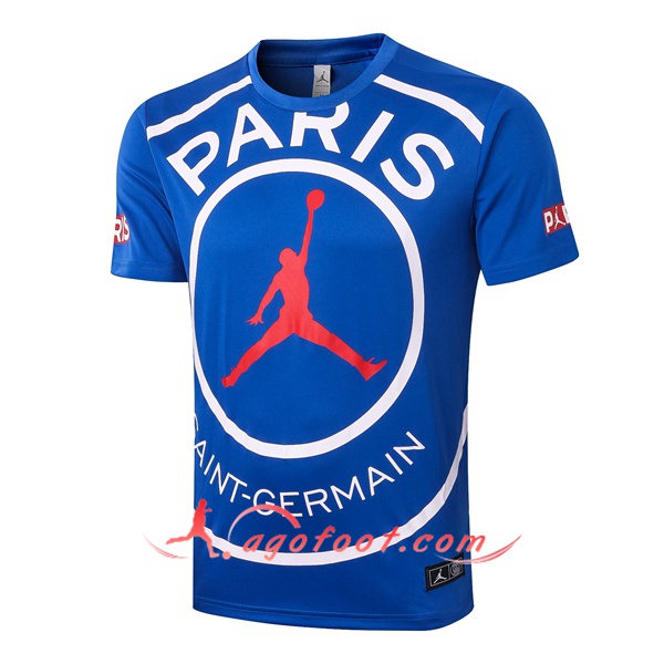 Training T-Shirts Paris PSG Jordan Bleu 20/21