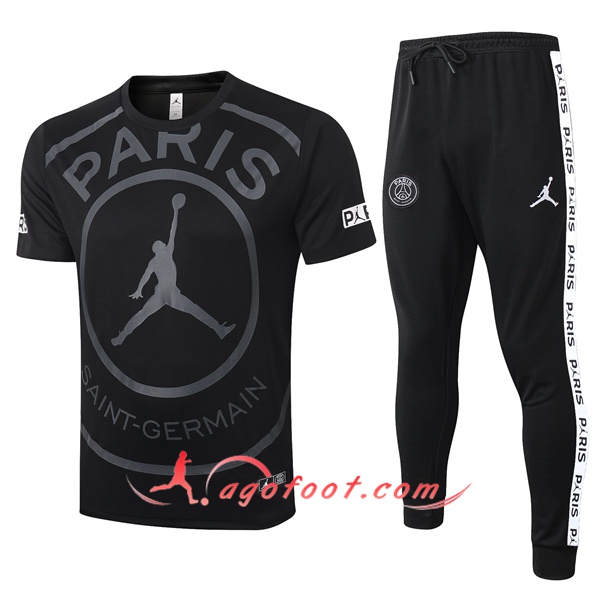 Training T-Shirts Paris PSG Jordan Noir 20/21