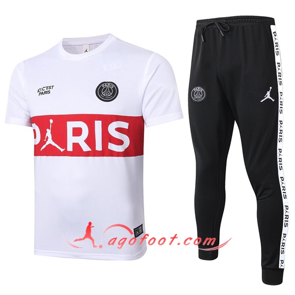 Training T-Shirts Paris PSG Blanc 20/21