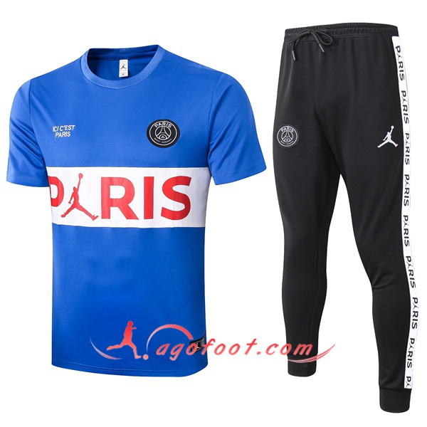 Training T-Shirts Paris PSG Bleu Blanc 20/21