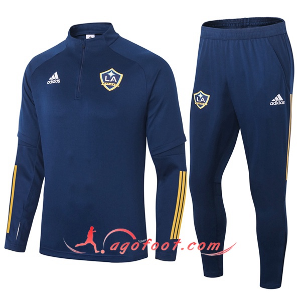 Ensemble Survetement Foot LA Galaxy Bleu Royal 20/21