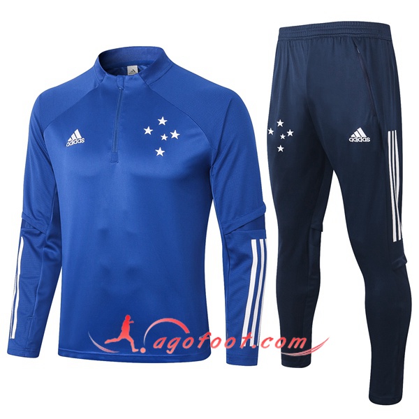 Ensemble Survetement Foot Cruzeiro EC Bleu 20/21