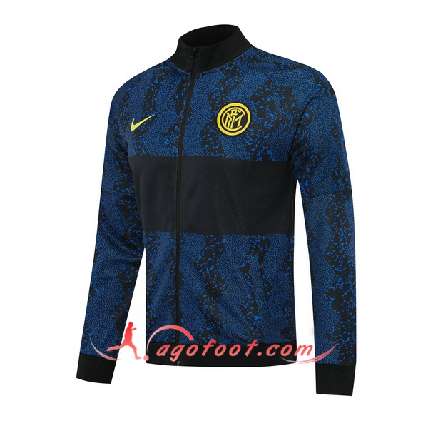 Nouveau Veste Foot Inter Milan Bleu Noir 20/21