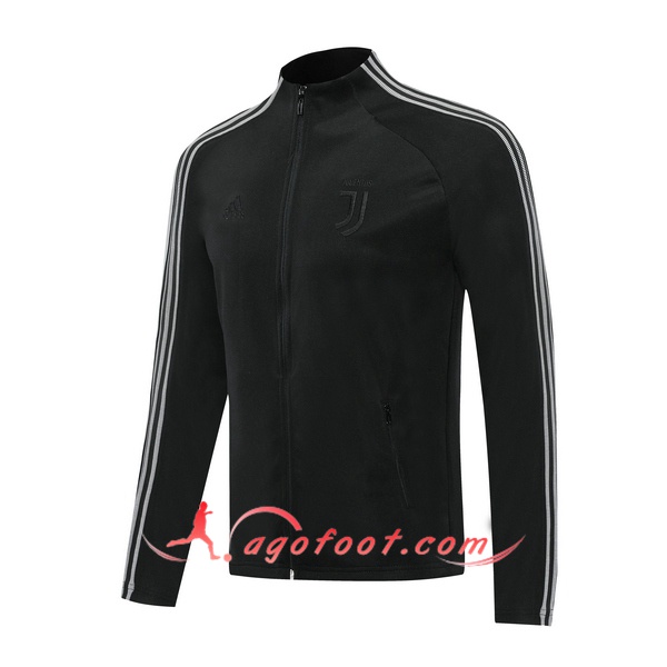 Nouveau Veste Foot Juventus Noir 20/21