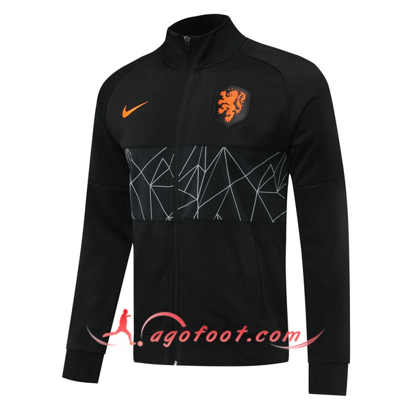 Nouveau Veste Foot Pays-Bas Noir 20/21