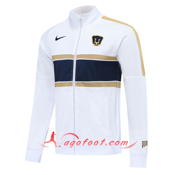 Nouveau Veste Foot Pumas UNAM Blanc 20/21