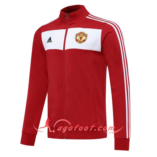 Nouveau Veste Foot Manchester United Rouge 20/21