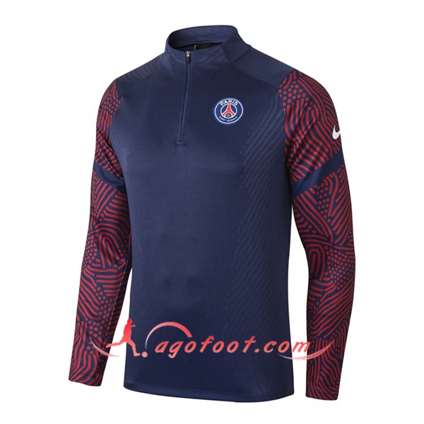 Nouveau Training Sweatshirt Pairis PSG Bleu Royal 20/21
