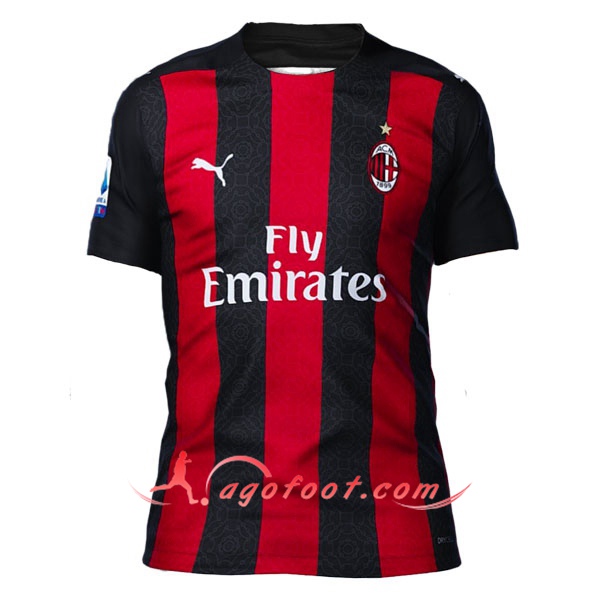 Maillot Foot AC Milan Domicile Version Fuite Personnalisé Floqué 20/21