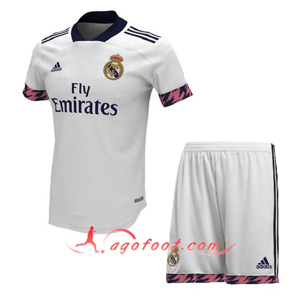Ensemble Maillots Foot Real Madrid Enfants Domicile Version Fuite 20/21