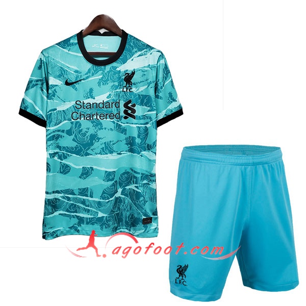 Ensemble Maillots Foot FC Liverpool Enfants Exterieur Version Fuite 20/21
