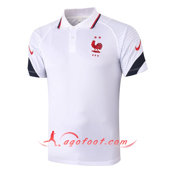 Polo Foot France Blanc 20/21