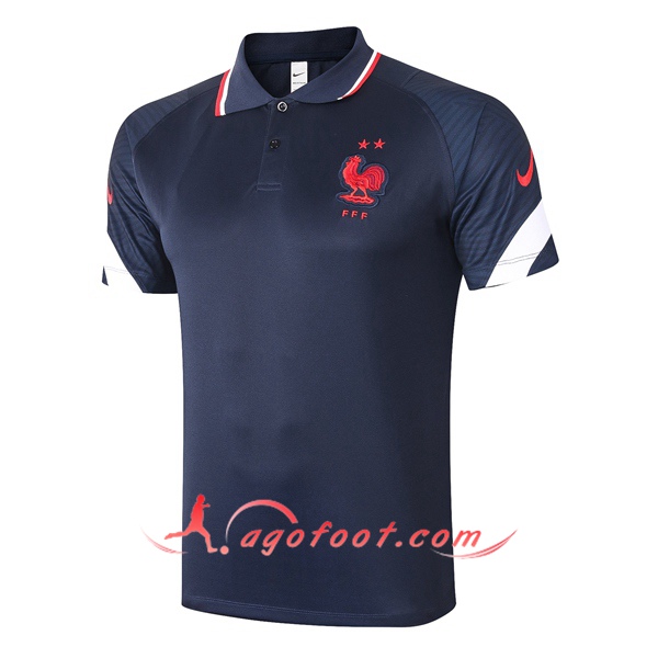 Polo Foot France Bleu Royal 20/21