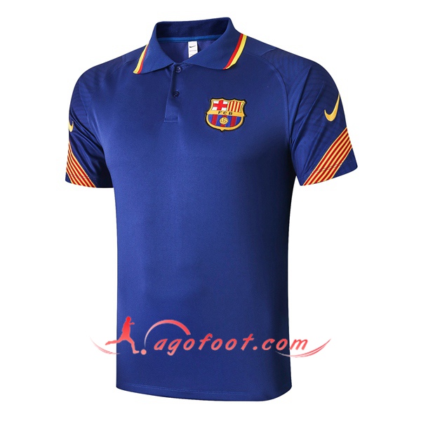 Polo Foot FC Barcelone Bleu 20/21