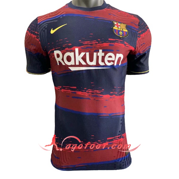 Training T-Shirts FC Barcelone Bleu Rouge 20/21