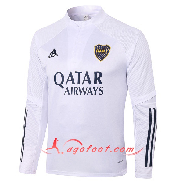 Nouveau Training Sweatshirt Boca Juniors Blanc 20/21