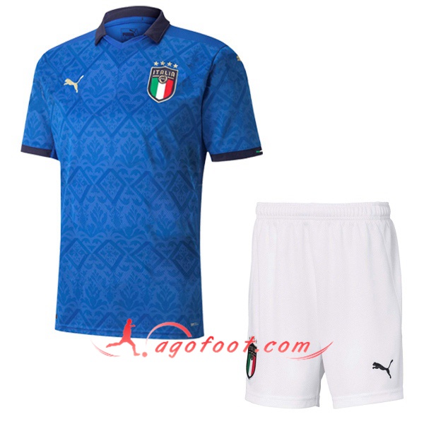 Ensemble Maillots Foot Italie Enfants Domicile Personnalisé 20/21
