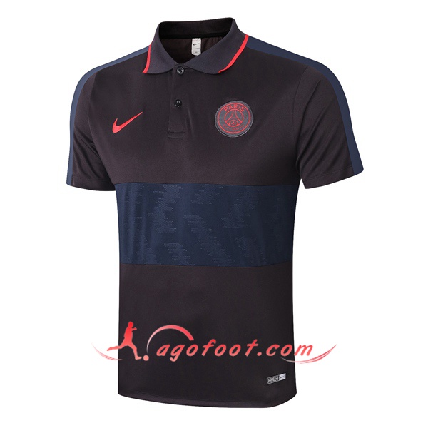 Polo Foot Paris PSG Noir 20/21