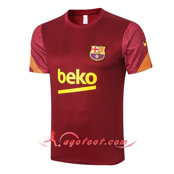 Training T-Shirts FC Barcelone Rouge 20/21