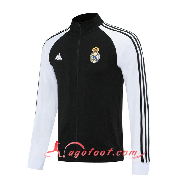 Nouveau Veste Foot Real Madrid Noir 20/21